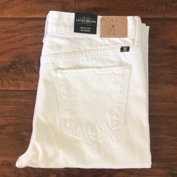 ☀️LUCKY BRAND SIENNA SLIM BOYFRIEND white ☀️ - Picture 3 of 8